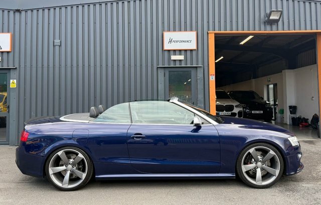 Audi RS5 4.2 Fsi V8 Cabriolet S Tronic Quattro E Blue #5