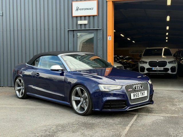 Audi RS5 4.2 Fsi V8 Cabriolet S Tronic Quattro E Blue #3