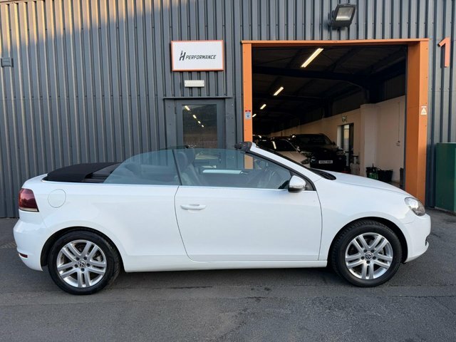 Volkswagen Golf 1.6 Tdi Bluemotion Tech S Cabriolet Man White #5