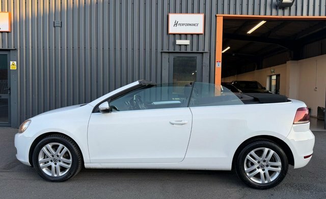 Volkswagen Golf 1.6 Tdi Bluemotion Tech S Cabriolet Man White #6