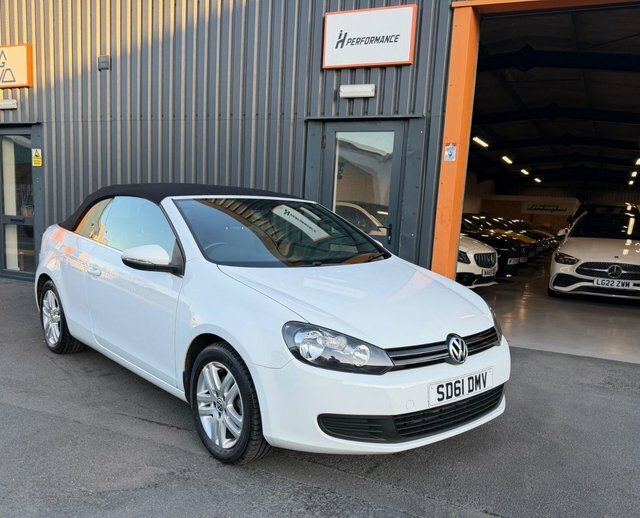 Volkswagen Golf 1.6 Tdi Bluemotion Tech S Cabriolet Man White #3