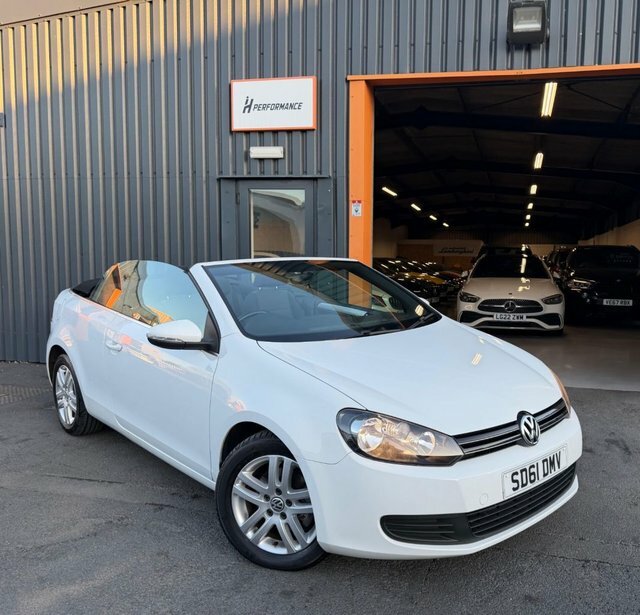 Volkswagen Golf 1.6 Tdi Bluemotion Tech S Cabriolet Man White #2