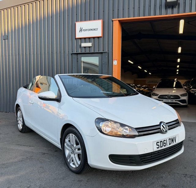 Volkswagen Golf 1.6 Tdi Bluemotion Tech S Cabriolet Man White #4