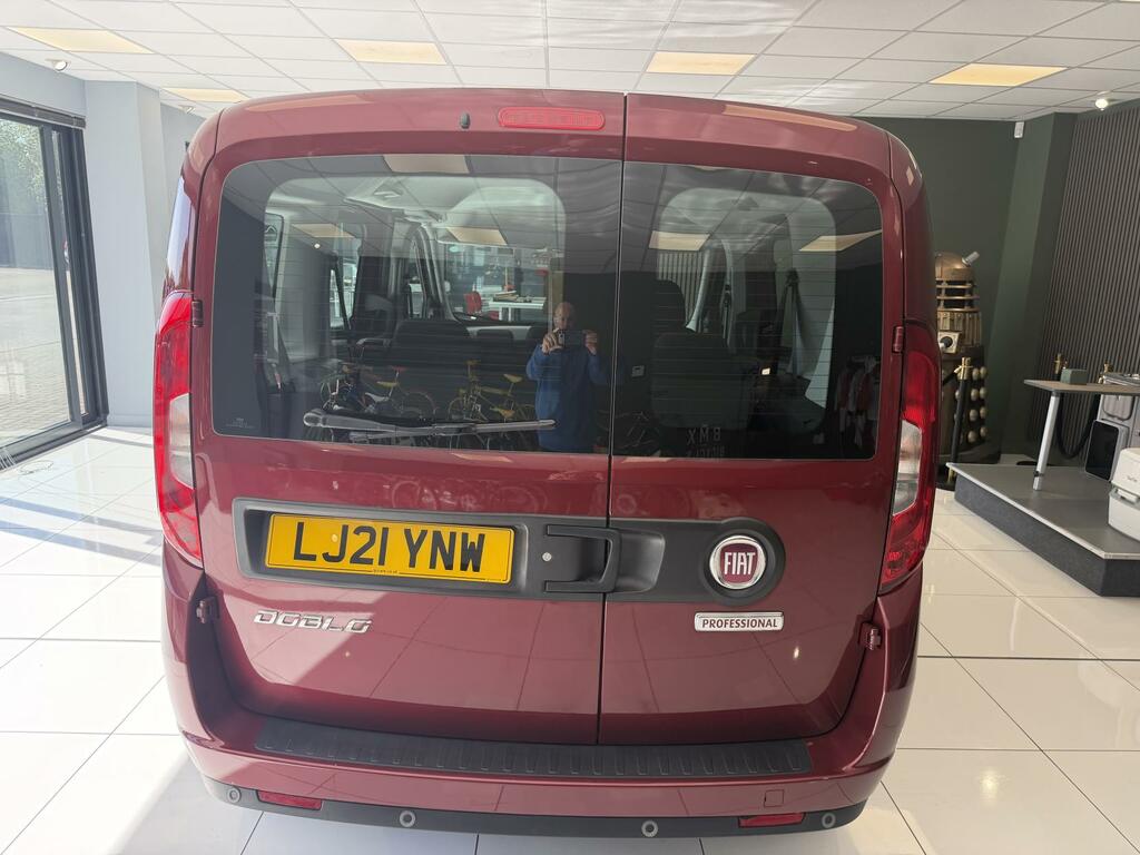 Fiat Doblo Rare Passenger Upfront Wav Just 2 000 Miles Ca Red #4
