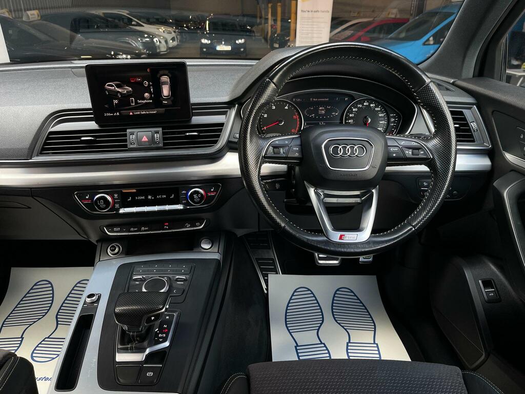 Audi Q5 2.0 Tdi S Line S Tronic Quattro Euro 6 Ss YT67GOU Black #3