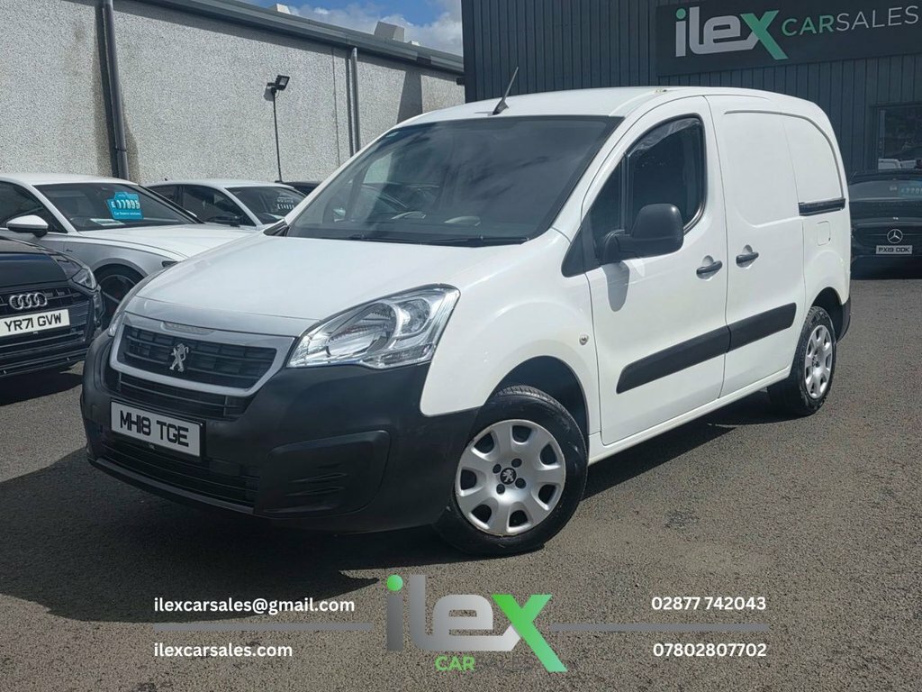 Peugeot Partner 1.6L Professional MH18TGE White #3