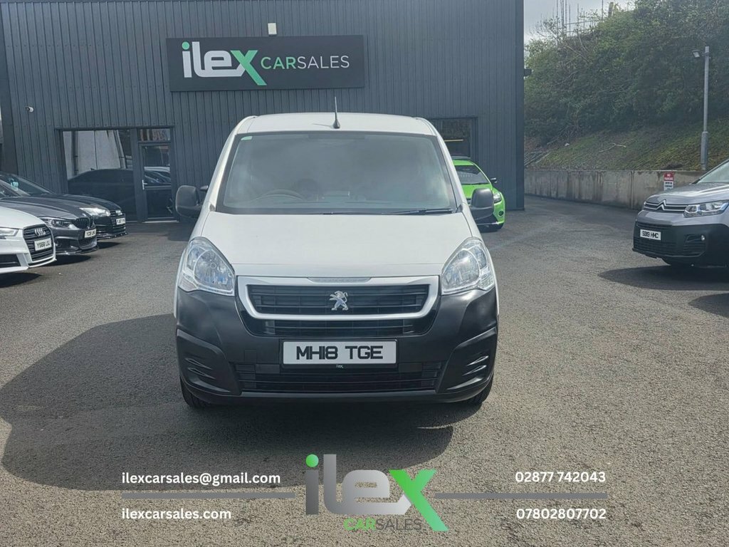 Peugeot Partner 1.6L Professional MH18TGE White #2