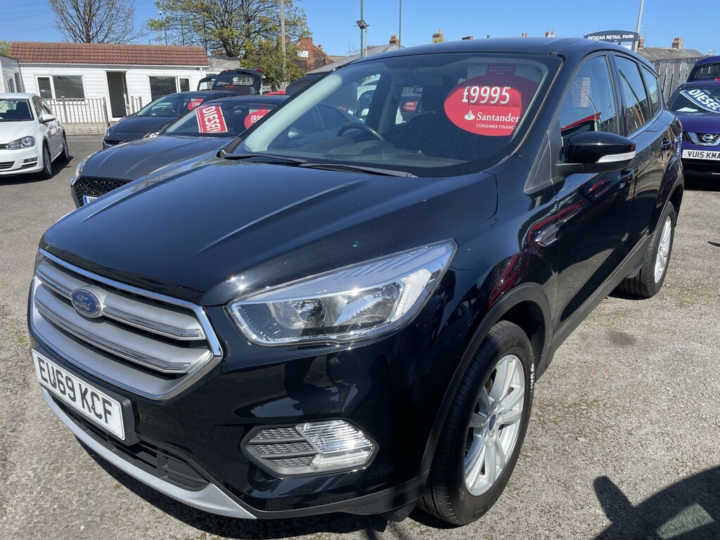 Ford Kuga Suv 1.5 T Ecoboost Zetec 2019 EU69KCF Black #3