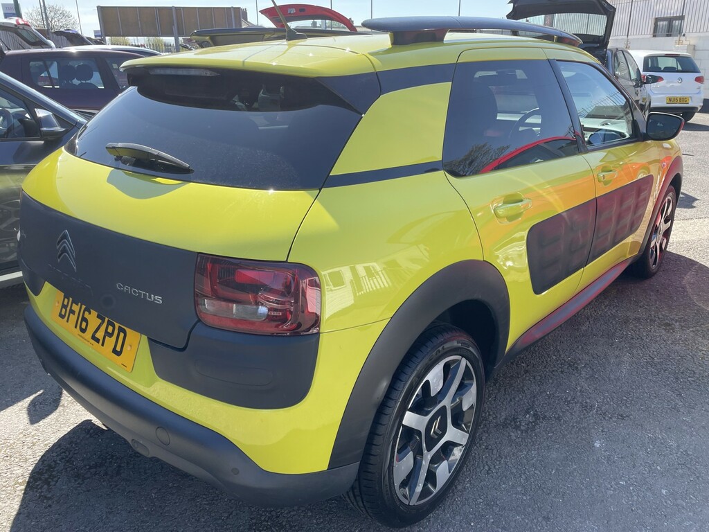Citroen C4 Cactus Hatchback 1.6 Bluehdi Flair 2016 BF16ZPD Yellow #6