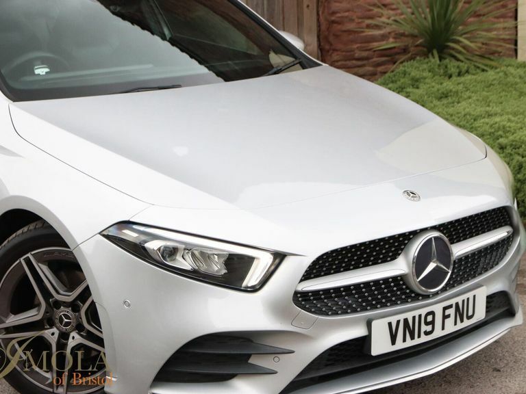 Mercedes-Benz A Class 1.5 A180d Amg Line Executive 7G-dct Euro 6 Ss VN19FNU Silver #6