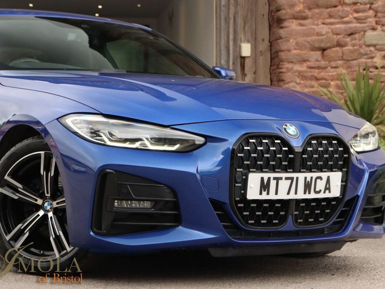 BMW 4 Series 2.0 420D Mht M Sport Euro 6 Ss Blue #4