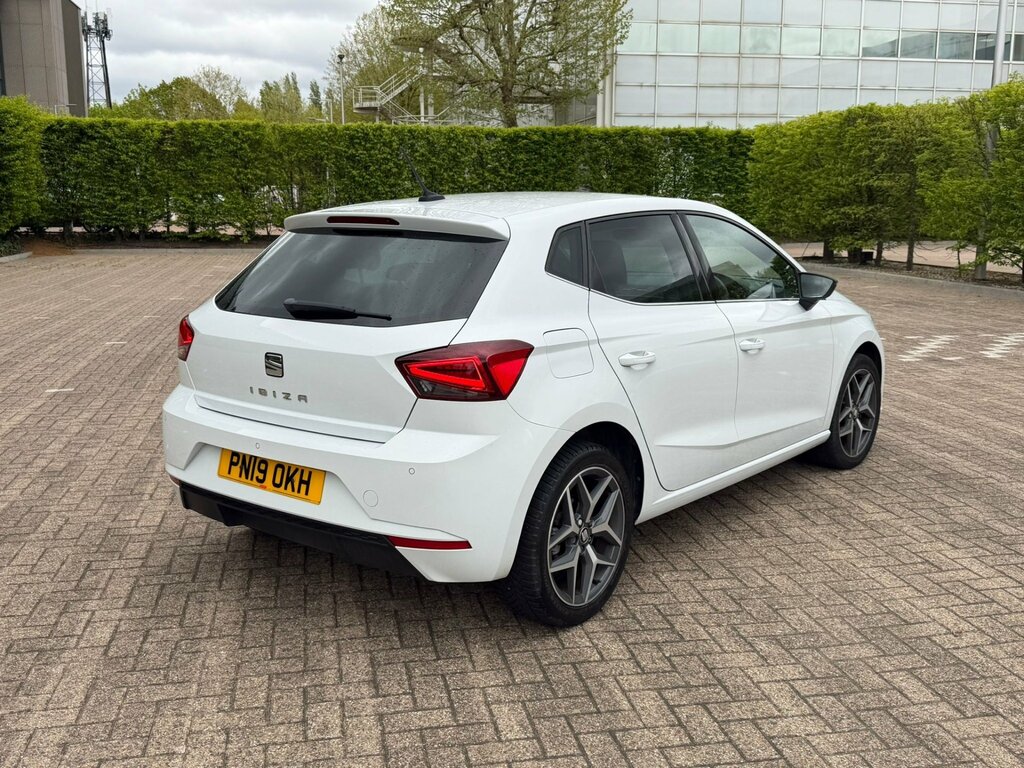 Seat Ibiza 1.0 Tsi Xcellence Lux Hatchback Dsg Eur PN19OKH White #4