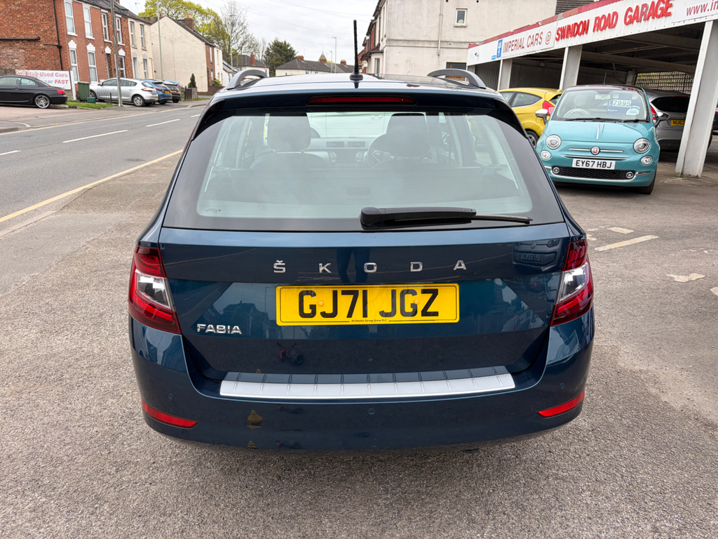 Skoda Fabia 1.0 Tsi Se L Estate Euro 6 Ss GJ71JGZ Blue #6