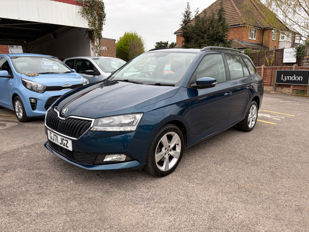 Skoda Fabia 1.0 Tsi Se L Estate Euro 6 Ss GJ71JGZ Blue #3