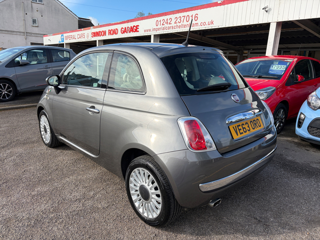 Fiat 500 1.2 Lounge Hatchback Dualogic Euro 6 S Grey #4