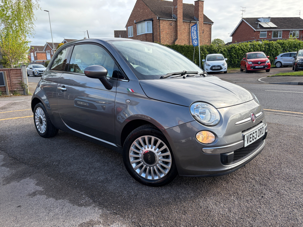 Fiat 500 1.2 Lounge Hatchback Dualogic Euro 6 S Grey
