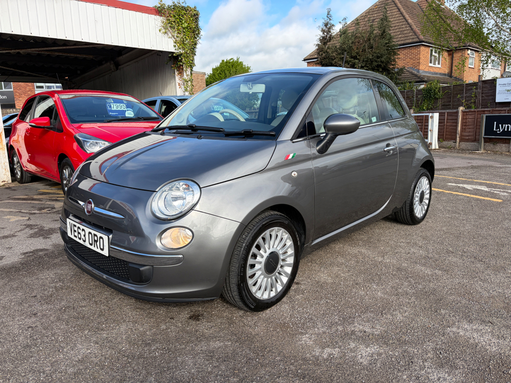 Fiat 500 1.2 Lounge Hatchback Dualogic Euro 6 S Grey #3