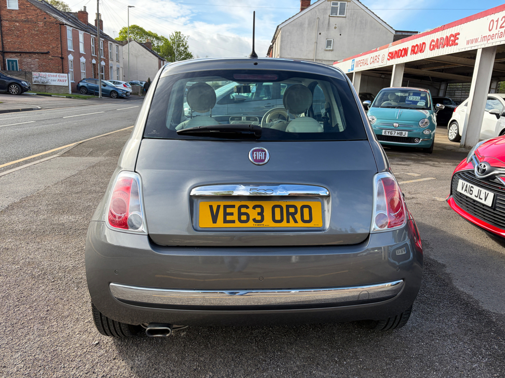 Fiat 500 1.2 Lounge Hatchback Dualogic Euro 6 S Grey #6