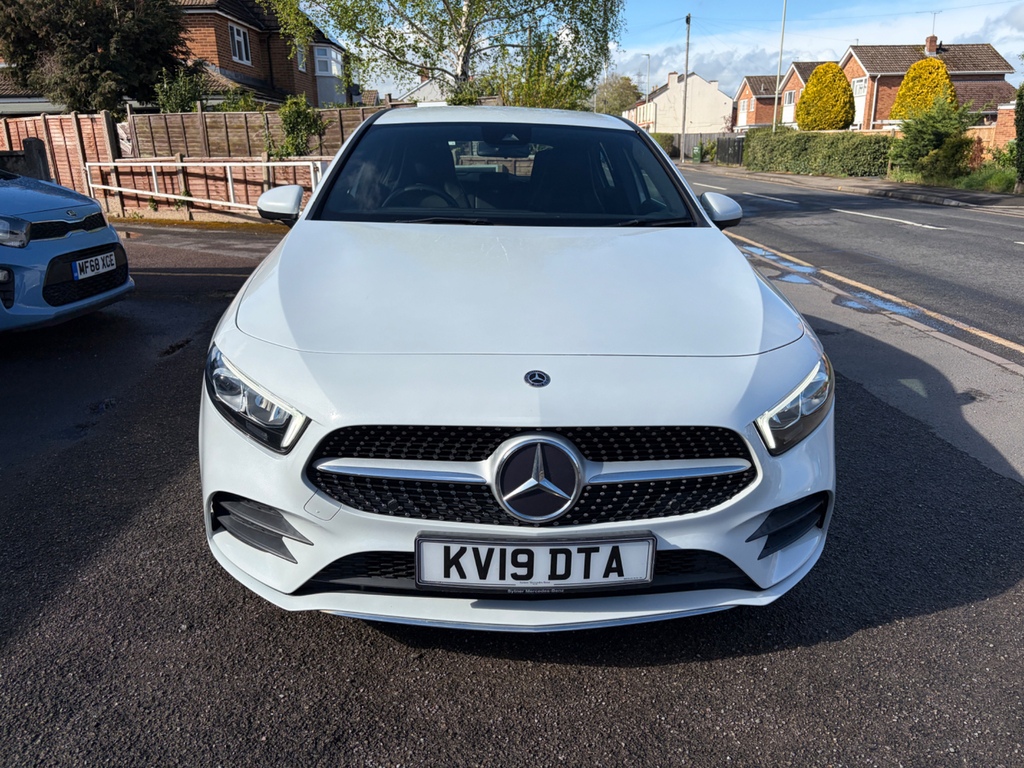 Mercedes-Benz A Class 1.3 Amg Line Hatchback Euro 6 S KV19DTA White #2