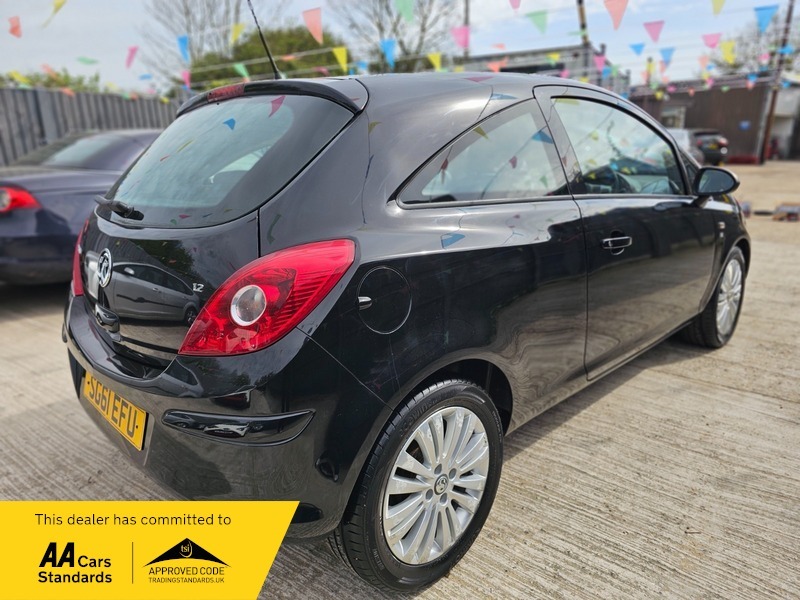 Vauxhall Corsa 1.2 16V Excite Hatchback SG61EFU Black #3