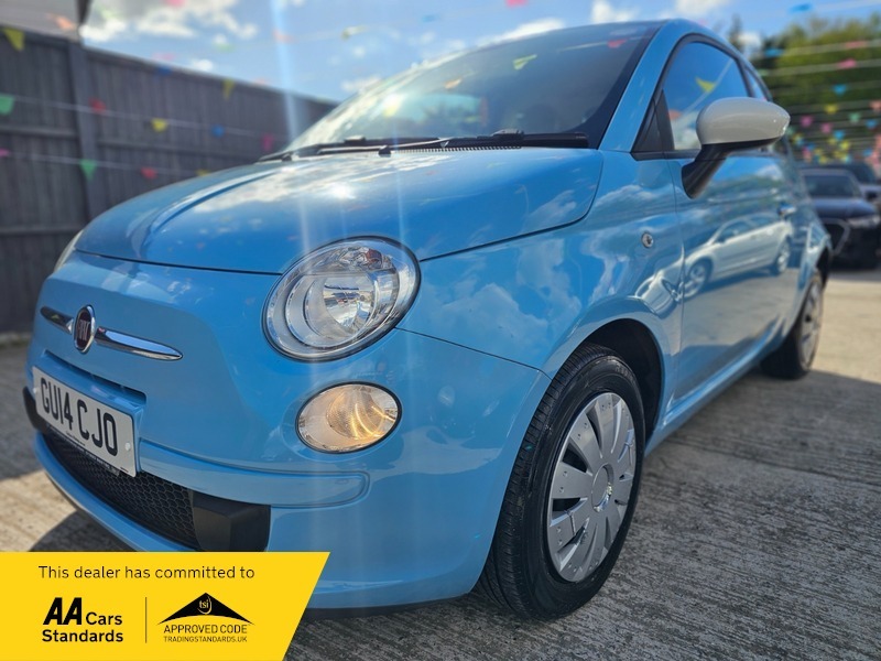 Fiat 500 1.2 Colour Therapy Hatchback GU14CJO Blue #2