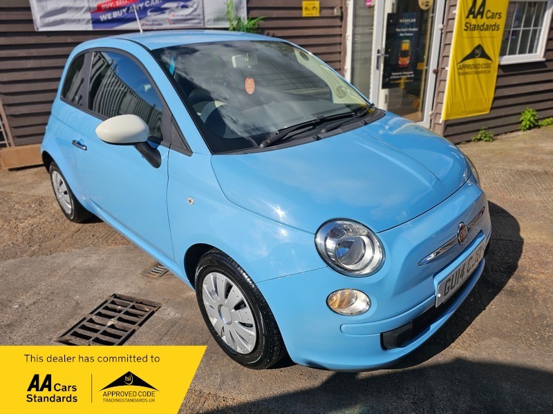 Fiat 500 1.2 Colour Therapy Hatchback GU14CJO Blue #6