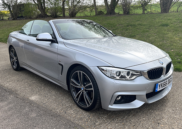 BMW 4 Series M Sport Convertible Silver
