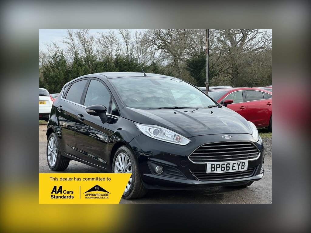 Ford Fiesta 1.5 Tdci Titanium X Euro 6 Black