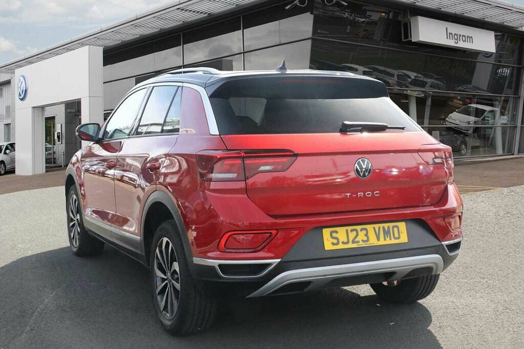 Volkswagen T-Roc 1.0 Tsi Style SJ23VMO Red #3