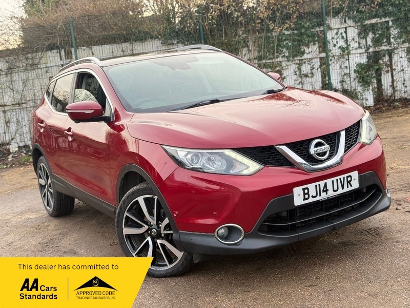 Nissan Qashqai 1.5 Dci Tekna Suv BJ14UVR Red #5