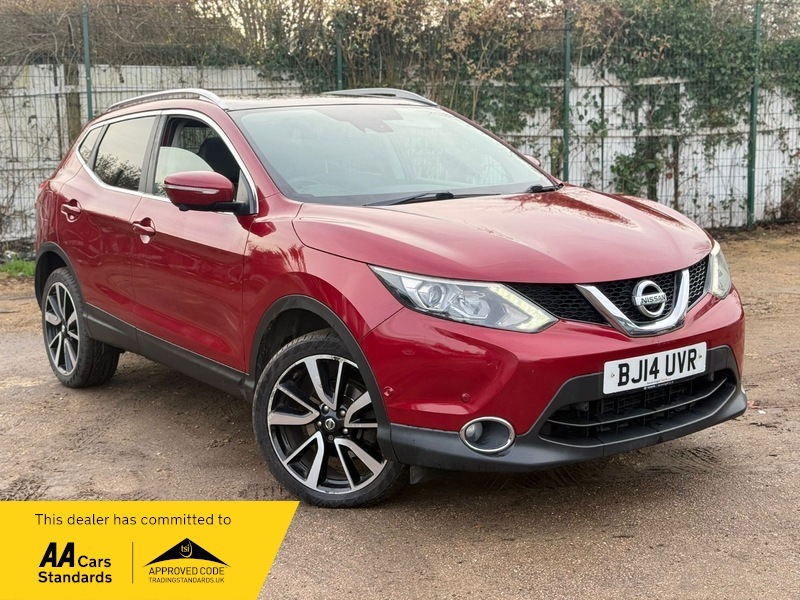 Nissan Qashqai 1.5 Dci Tekna Suv BJ14UVR Red #4