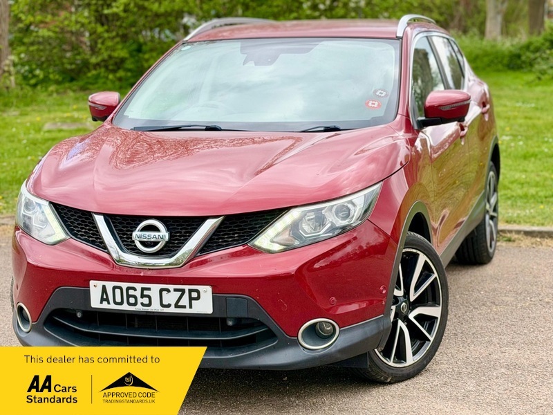 Nissan Qashqai 1.2 Dig-t Tekna Suv AO65CZP Red #6