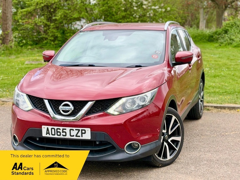 Nissan Qashqai 1.2 Dig-t Tekna Suv AO65CZP Red #3