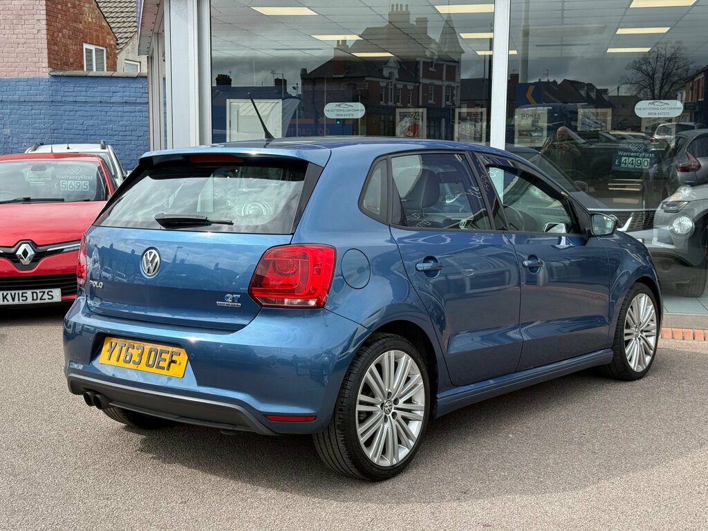 Volkswagen Polo 1.4 Tsi Bluemotion Tech Act Bluegt Hatchback P YT63OEF Blue #3