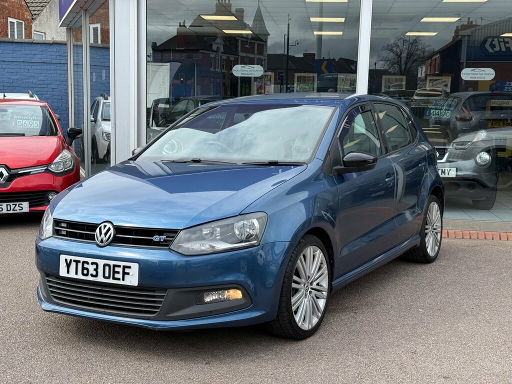 Volkswagen Polo 1.4 Tsi Bluemotion Tech Act Bluegt Hatchback P YT63OEF Blue #2