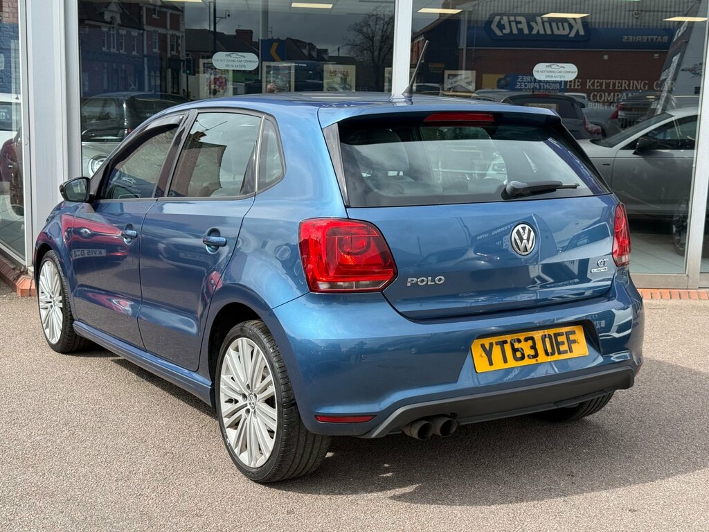 Volkswagen Polo 1.4 Tsi Bluemotion Tech Act Bluegt Hatchback P YT63OEF Blue #4