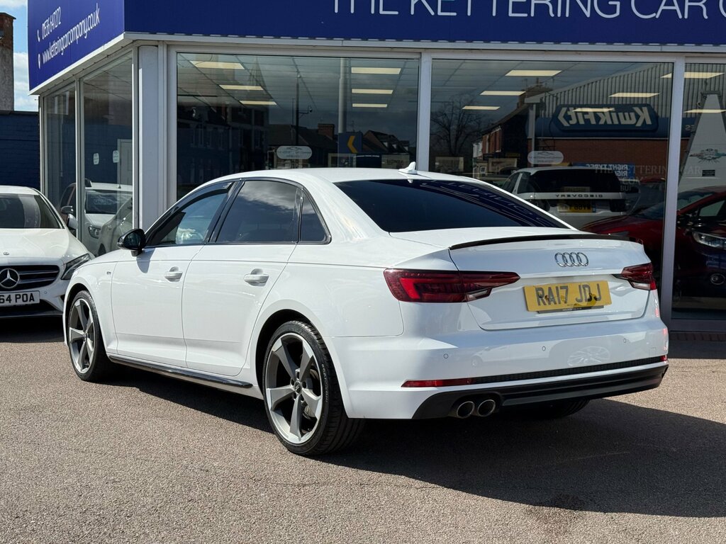 Audi A4 2.0 Tdi Black Edition Saloon S Tronic E RA17JDJ White #4