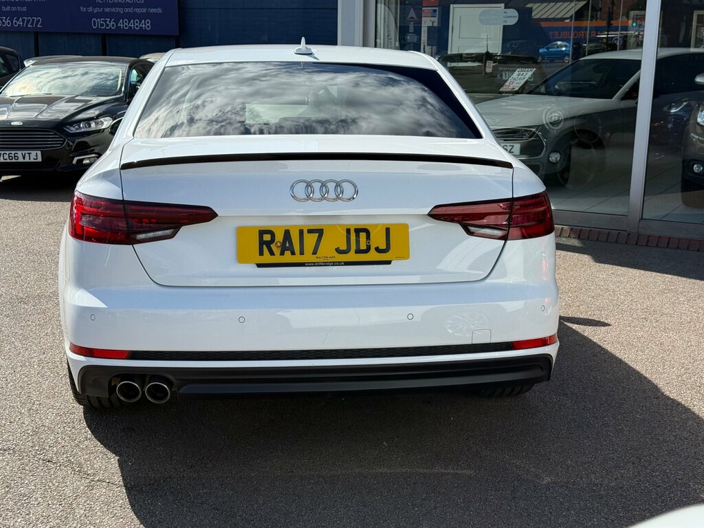 Audi A4 2.0 Tdi Black Edition Saloon S Tronic E RA17JDJ White #6