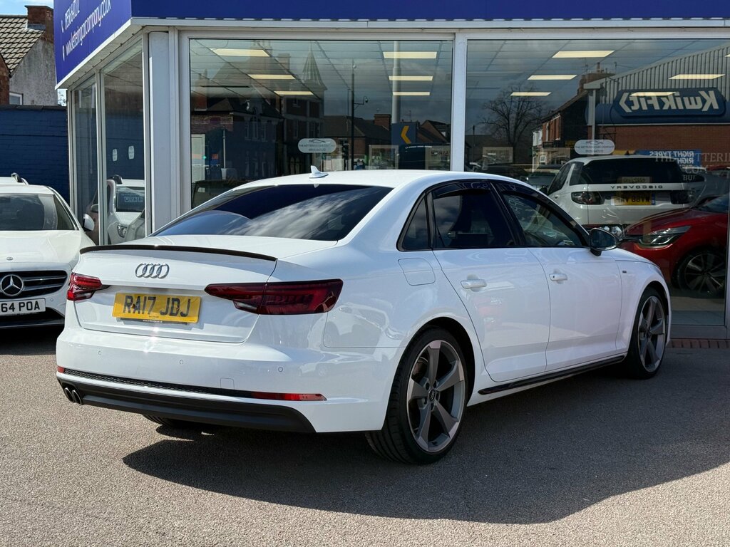 Audi A4 2.0 Tdi Black Edition Saloon S Tronic E RA17JDJ White #3