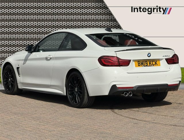 BMW 4 Series Gran Coupe 2019 3.0 430D M Sport Coupe Euro 6 BM19KCK White #6