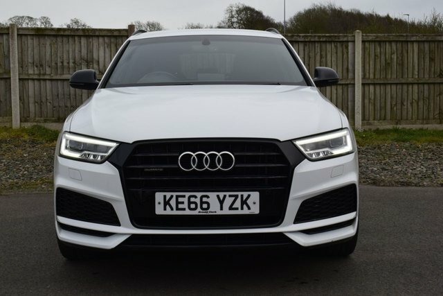 Audi Q3 2.0 Tdi Black Edition Suv S Tronic Quat KE66YZK White #2