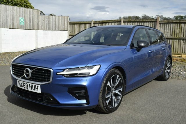 Volvo V60 2.0 D3 R-design Plus Estate Euro NX69HUH Blue #3