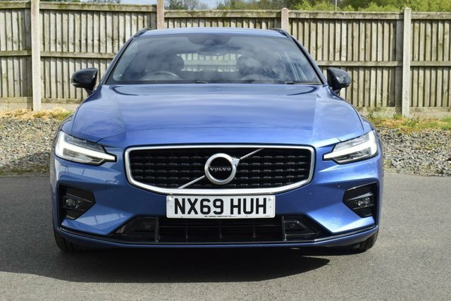 Volvo V60 2.0 D3 R-design Plus Estate Euro NX69HUH Blue #2