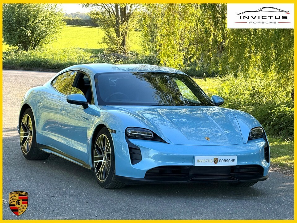 Porsche Taycan Saloon Blue