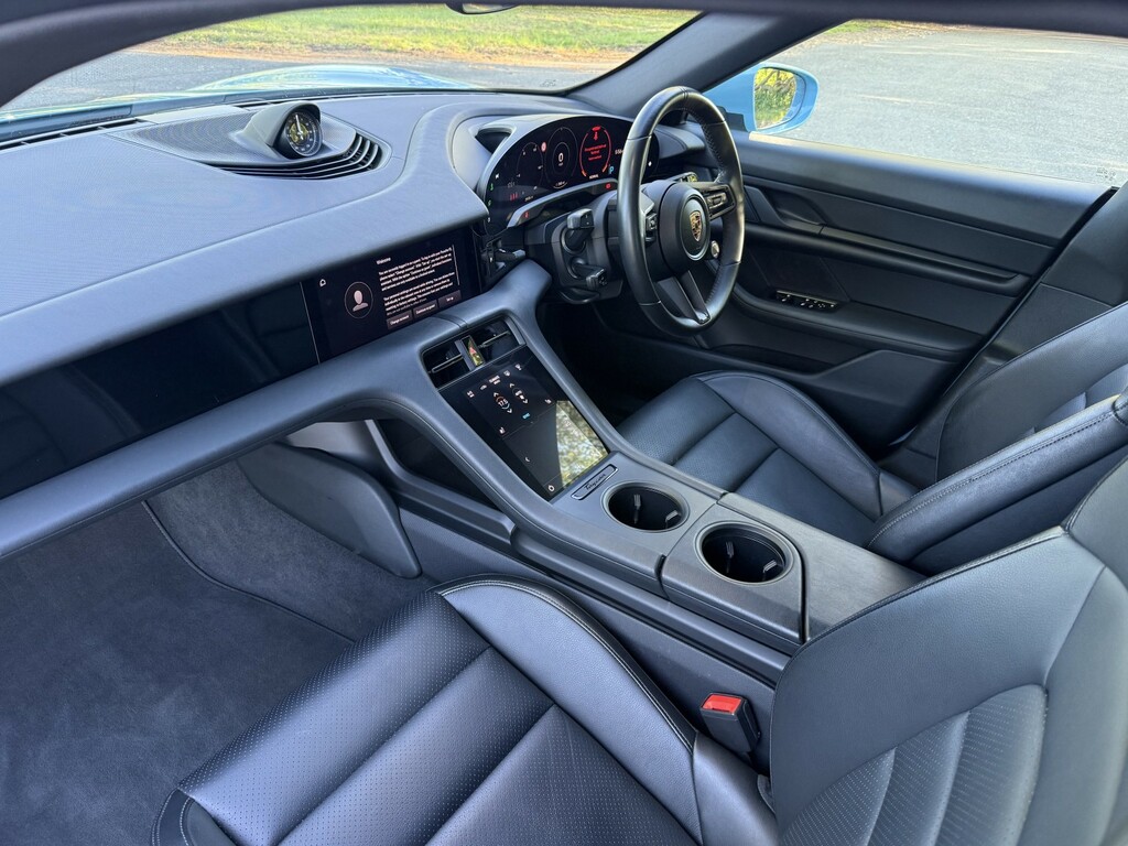 Porsche Taycan Saloon NG71KSF Blue #4
