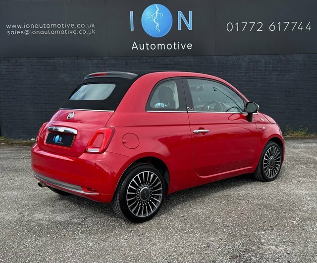 Fiat 500C 1.2 Eco Lounge Convertible 20 Tax Bluetooth Senso Red