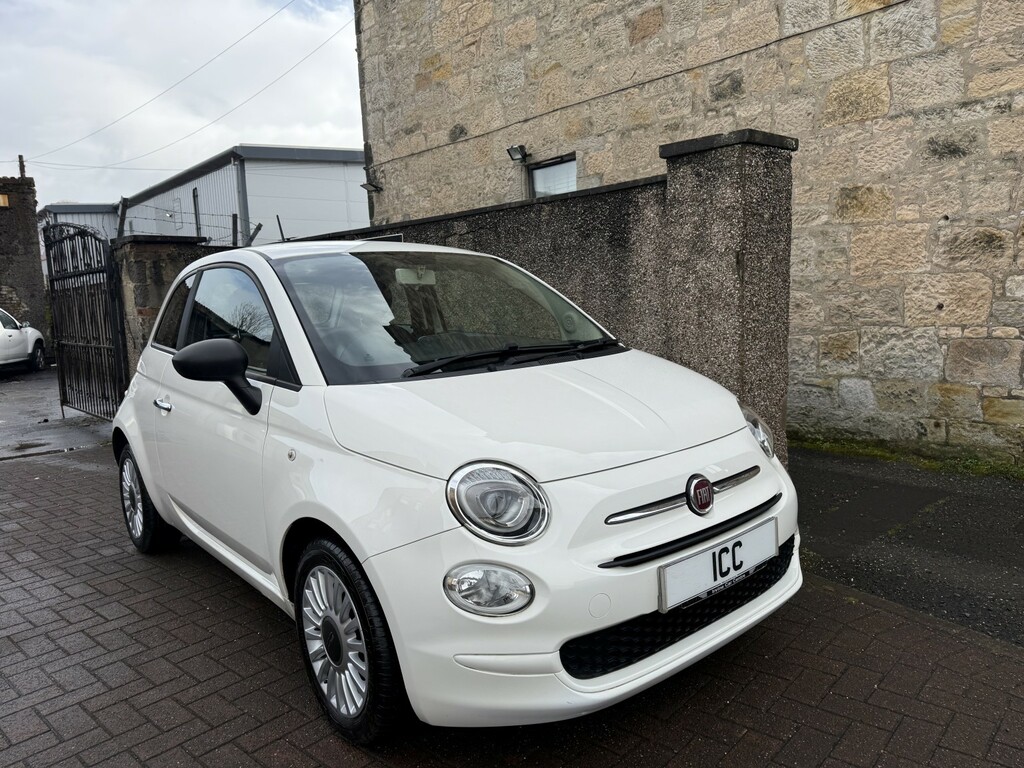 Fiat 500 Hatchback 1.2 500 My17 1.2 69Hp Pop 2016 White