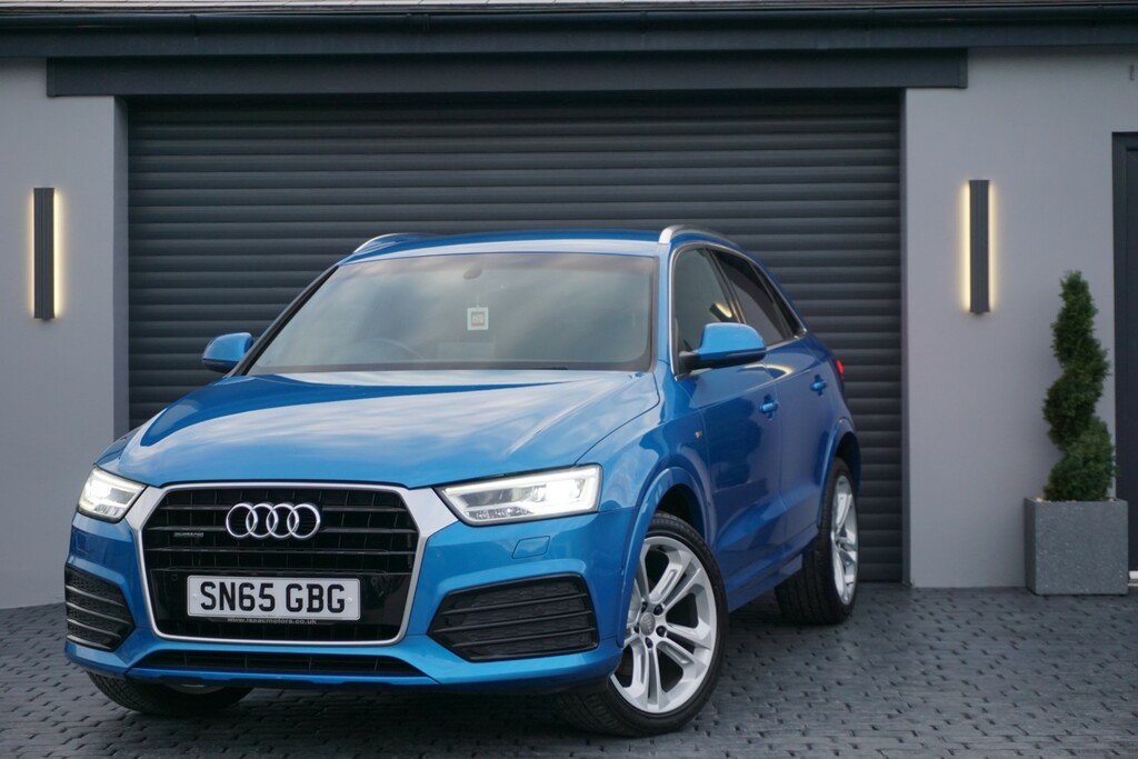 Audi Q3 Tdi Quattro S Line Plus SN65GBG Blue #4