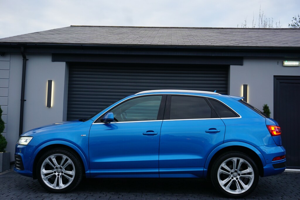 Audi Q3 Tdi Quattro S Line Plus SN65GBG Blue #6