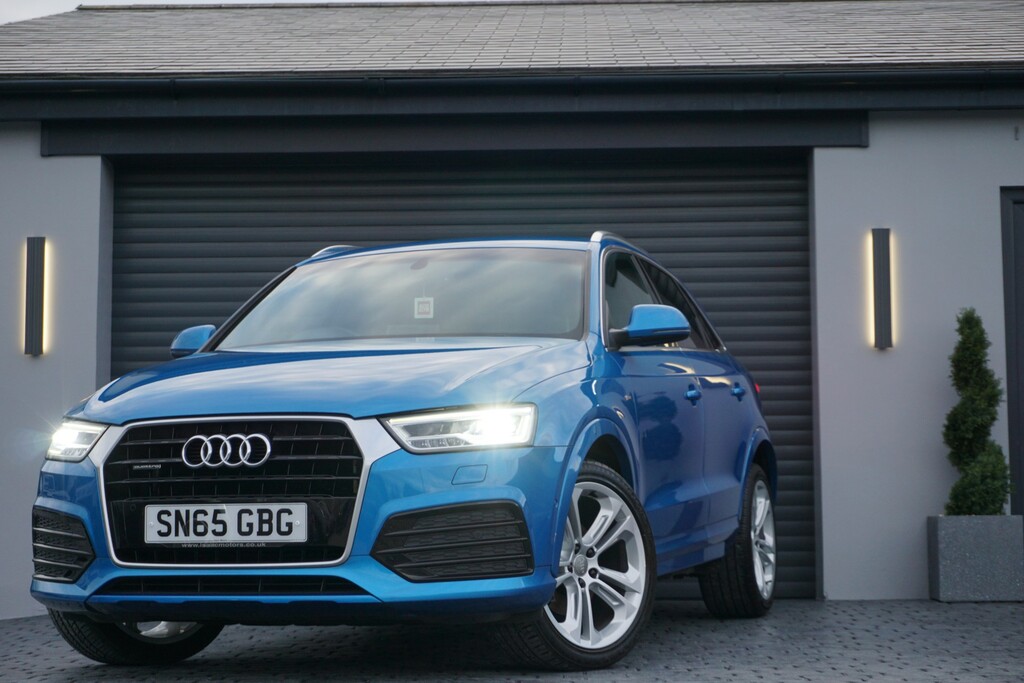 Audi Q3 Tdi Quattro S Line Plus SN65GBG Blue #5